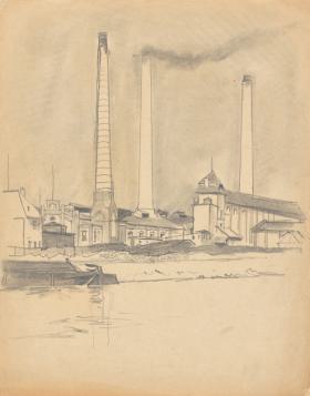 Fabrikgelände am Kanal